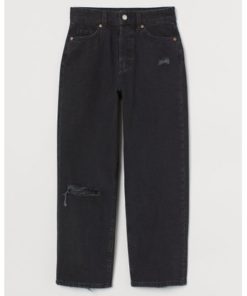 Straight High Ankle Jeans