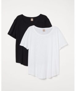 H&M+ 2-pack modal-mix T-shirts