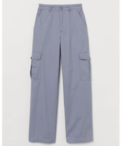 Wide utility trousers