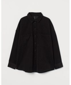 Oversized corduroy shirt