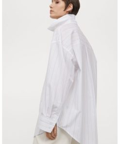 Oversized cotton shirt