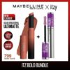 Maybelline Itz Bold Bundle(Color Sensational Ultimatte Lipstik 799 + Lash Lift Mascara) - Makeup