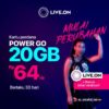 Kartu Perdana Live.On XL Power Go 20GB (30 hari) + Sticker A