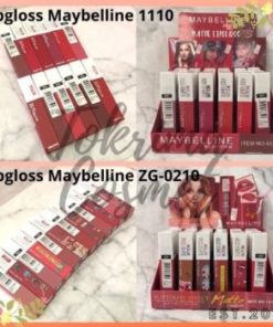 [LUSINAN] Lipcream Maybelline Barcode SUPER STAY INK Box Merah (BARCODE)