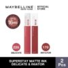 Maybelline Superstay Matte Ink Liquid Matte Lipstick Initiator & Delicate Make Up