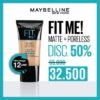 MAYBELLINE Fit Me Matte + Poreless Foundation TUBE 18ml