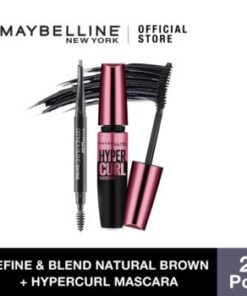 Maybelline Volum Express Hypercurl Waterproof Mascara and Define & Blend Eyes Makeup