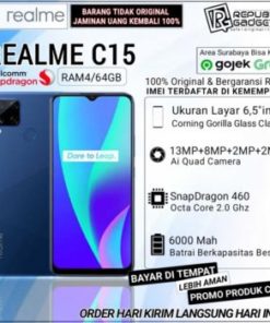 Realme C15 Ram4/64Gb Garansi Resmi Realme Service Senter