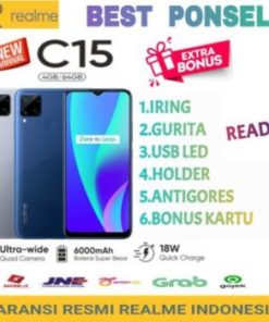 REALME C15 RAM 4/64 GB GARANSI RESMI REALME INDONESIA