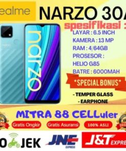 Realme NARZO 30A RAM 4/64 GARANSI RESMI REALME INDONESIA