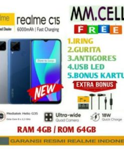 Realme C15 Ram 4/64GB 4/128GB Garansi Resmi Realme Indonesia