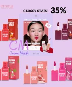 CM ✨ EMINA Glossy Stain Lip Gloss BPOM ORIGINAL / Tahan Lama