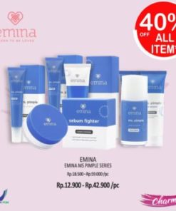 (READY&ORI) Emina Ms Pimple Acne Solution Spot Gel/Facial Wash/Moisturizing/Toner/Loose Powder