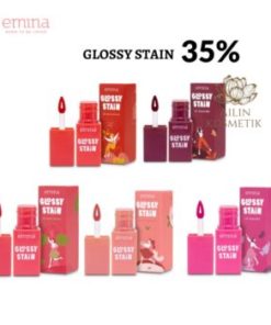 EMINA Glossy Stain Lip Gloss BPOM ORIGINAL / Tahan Lama BY AILIN