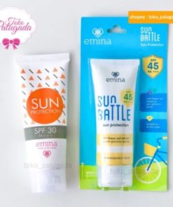 Emina Sunscreen Sun Battle SPF 45 Sun Protection SPF 30 PA+++