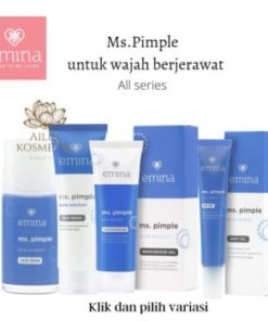 EMINA Ms Pimple Acne Solution Series | Emina Face Wash Toner Moisturizing Gel Spot Loose Powder