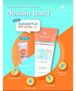 [Kemasan Baru] Emina Sun Battle |  Sun Protection SPF 30 60ml / Emina Sunblock / Sunscreen
