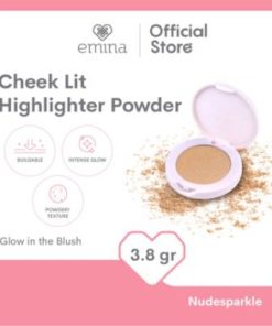 Emina Cheek Lit Highlighter Powder Nudesparkle 3.8 g