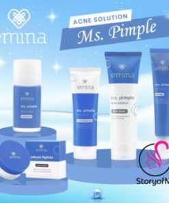 EMINA Ms. Pimple Acne Solution Series - Face Wash Toner Moisturizing Spot Gel Loose Powder Ms.Pimple