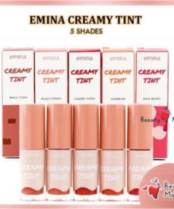 5 Shades | EMINA Creamy Tint Lip Tint 3.6 gr