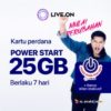 Kartu Perdana Live.On XL Power t 25GB (7 hari) Sticker I
