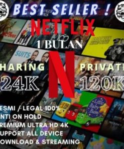 [TERMURAH] Akun Netflix Premium 1 Bulan Anti Hold Garansi Legal Streaming UHD 4k