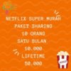 NETFLIX SHARING ANTI ON HOLD ! MURAH  NETFLIX PREMIUM SELAMANYA LIFETIME