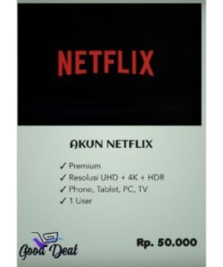 Netflix Premium UHD 1 Bulan