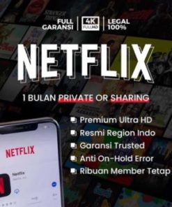 NETFLIX SHARING DAN PRIVATE BERGARANSI 1 BULAN PENUH DAN ANTI ON HOLD