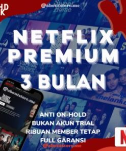 Akun Netflix 3 Bulan Premium UHD 4K Account Anti ON Hold FULL Garansi