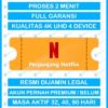 [Bisa Email Sendiri] Netflix Premium Private 4K UHD Resmi 100% Full Bergaransi Perpanjang 1/3 Bulan