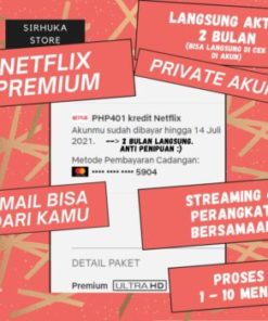 Netflix Premium Private Akun Ultra HD LegalIndonesia