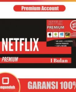 Netflix Premium 1 Bulan HD 4K UHD