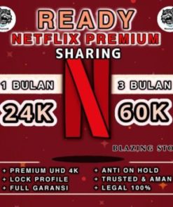 AKUN NETFLIX SHARING 1 BULAN 1 DEVICE