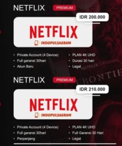 Netflix Premium Private 1 Month
