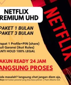 [TERMURAH] NETFLIX PREMIUM PRIVATE SHARING 1 BULAN / 1 TAHUN ANTI ON HOLD GARANSI SELAMANYA LIFETIME