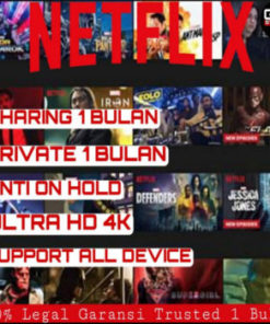 Netflix Premium 1 Bulan Private Sharing UHD Full Garansi