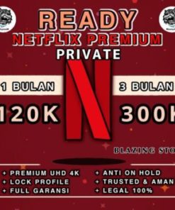 AKUN NETFLIX 1 / 3 BULAN PRIVATE GARANSI