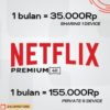 NETFLIX PREMIUM BERGARANSI 1 BULAN