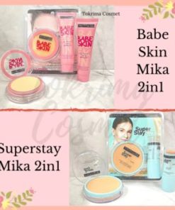 Paket Maybelline 2in1 MIKA BABE SKIN / SUPERSTAY 7 Days