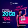 Kartu Perdana Live.On XL Power Go 20GB (30 hari) + Sticker D