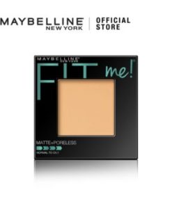 Maybelline Fit Me Matte + Poreless Powder Foundation Make Up - 130 Buff Beige (Matte Foundation)