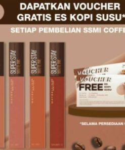 Coffee Edition Maybelline Superstay Matte Ink Liquid Matte Lipstick Lip Cream Stay Ink Cofee Kopi