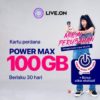Kartu Perdana Live.On XL Power Max 100GB 30 hari & Sticker I