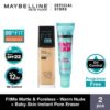 Maybelline Fit Me Matte & Poreless Liq Foundation 128 Warm Nude + Baby Skin Pore Eraser Primer